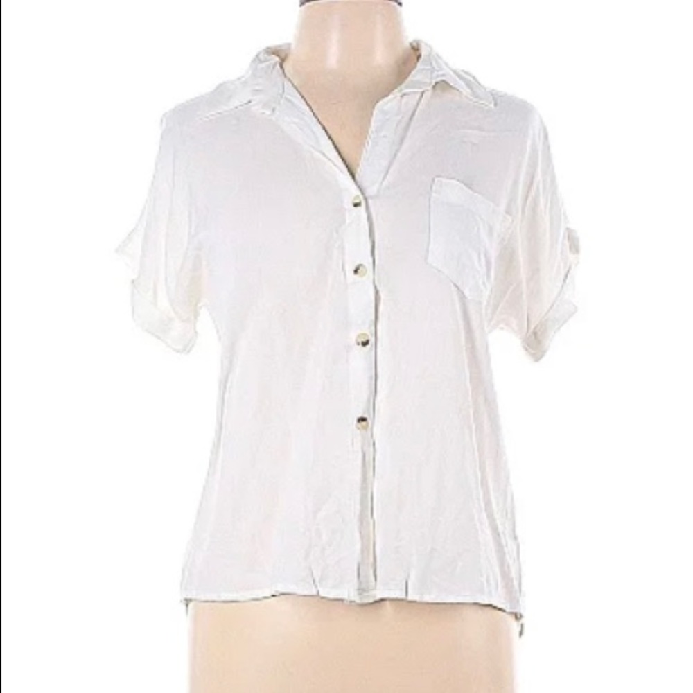Unworn Sim & Sam White Blouse